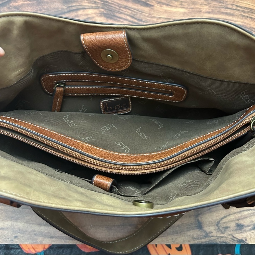b.o.c. Tan and Multicolor Paisley Shoulder Bag - Picture 5 of 6